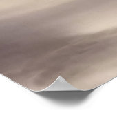 砂漠モダンの超現実的な抽象芸術嵐 ポスター (角)