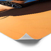 砂漠モダンの車 ポスター (角)