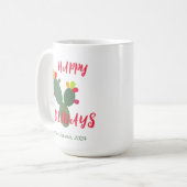 砂漠モダンカラフル コーヒーマグカップ (正面左)