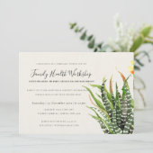 砂漠モダンサボテン水彩工房イベント 招待状 (スタンド正面)