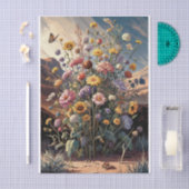 砂漠ワイルドフラワーブーケ、南西キャニオン 薄葉紙 (クラフト)