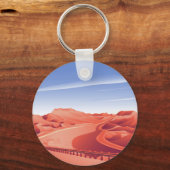 砂漠丘道路 キーホルダー (正面)