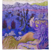 砂漠人魚シャワーカーテン シャワーカーテン (正面)