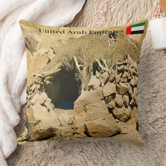 砂漠住宅 クッション (ブランケット)