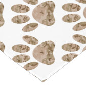 砂漠動揺して迷彩柄ドッグポープリント ショートテーブルランナー (コーナー)