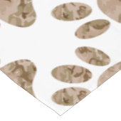 砂漠動揺して迷彩柄ドッグポープリント テーブルクロス (アングル)