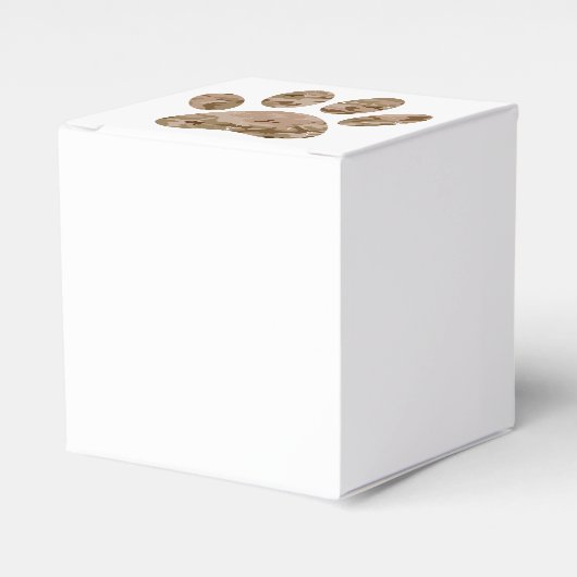 砂漠動揺して迷彩柄ドッグポープリント フェイバーボックス (正面サイド)