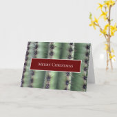 砂漠南西クリスマスサボテン カード (黄色い花)