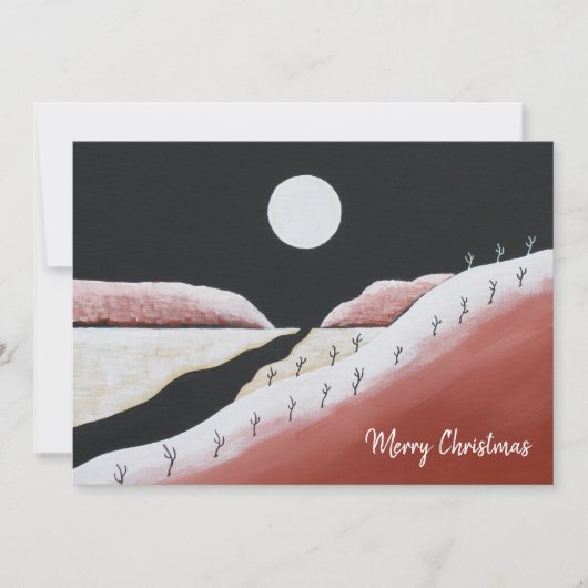 砂漠南西クリスマス シーズンカード (正面)