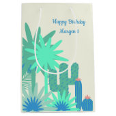 砂漠南西パーソナライズされた抱き枕 ミディアムペーパーバッグ (正面)