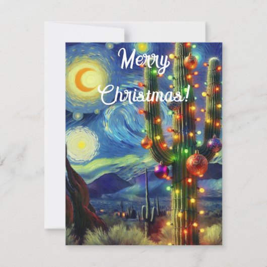 砂漠南西部のクリスマスサグアーロサボテン (正面)