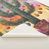 砂漠南西部のクリスマスサグアーロサボテン シェルパブランケット (3/4)