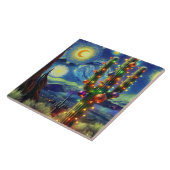 砂漠南西部のクリスマスサグアーロサボテン タイル (側面)