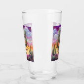 砂漠南西部のクリスマスサグアーロサボテン タンブラーグラス (左)