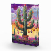 砂漠南西部のクリスマスサグアーロサボテン フォトブロック (右)