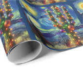 砂漠南西部のクリスマスサグアーロサボテン ラッピングペーパー (ロールコーナー)