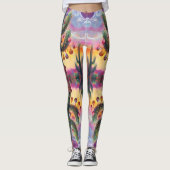 砂漠南西部のクリスマスサグアーロサボテン レギンス (正面)