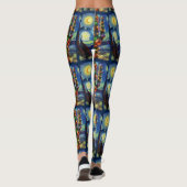 砂漠南西部のクリスマスサグアーロサボテン レギンス (裏面)