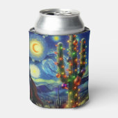 砂漠南西部のクリスマスサグアーロサボテン 缶クーラー (缶正面)