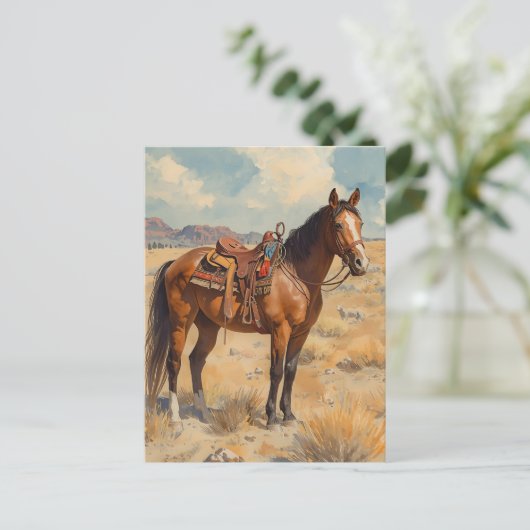 砂漠南西部のベイホース ポストカード (スタンド正面)