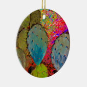 砂漠南西部サボテンのクリスマス セラミックオーナメント (右)