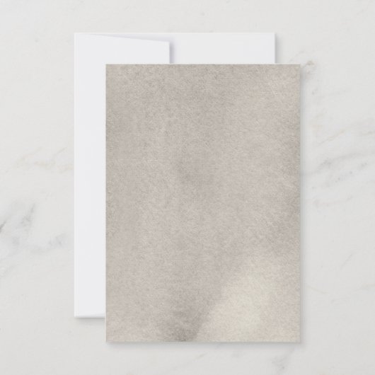 砂漠多肉質結婚の座席表 – 石 招待状 (裏面)