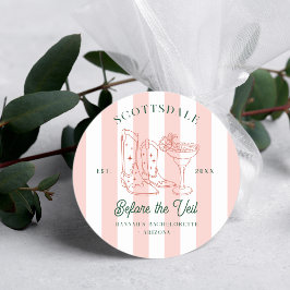 砂漠女性のカーボーイカントリークラブ |バチェロレッテ ラウンドシール