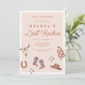 砂漠女性のカーボーイバチェロレッテ週末招待状 招待状 (スタンド正面)