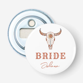 砂漠女性のカーボーイラストロデオブライド 栓抜き