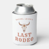 砂漠女性のカーボーイラストロデオ 缶クーラー (缶正面)