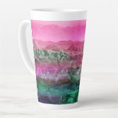 砂漠山地 カフェラテマグ (左アングル)