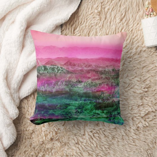 砂漠山地 クッション (ブランケット)