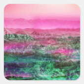 砂漠山地 スクエアシール (正面)