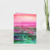 砂漠山地 招待状 (裏面)