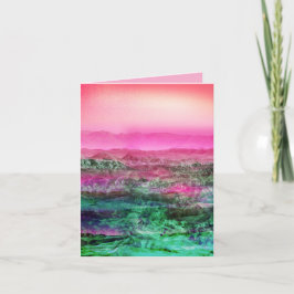 砂漠山地 招待状