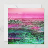 砂漠山地 招待状 (正面)