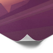 砂漠峡谷 ポスター (角)