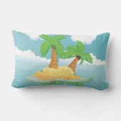 砂漠島 ランバークッション (裏面)