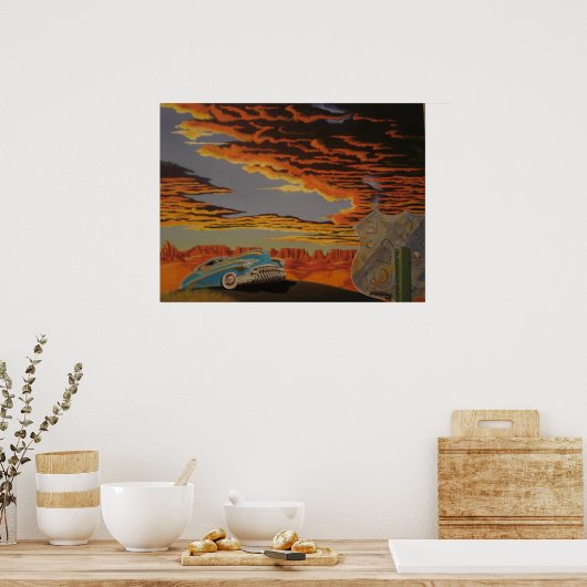 砂漠嵐 ポスター (キッチン)