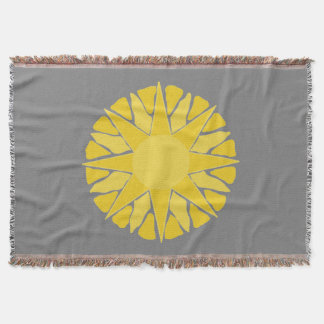 砂漠日曜日! 灰色 スローブランケット