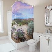 砂漠春ユタランドスケープ シャワーカーテン (インサイチュ)
