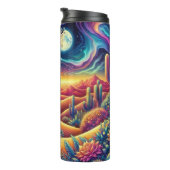 砂漠月サイケデリックの風景 タンブラー (回転右)