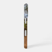 砂漠植物園の長い曲がりくねった歩道 iPhone 16ケース (右側面)