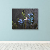 砂漠植物 キャンバスプリント (インサイチュ (ウッドフロア))