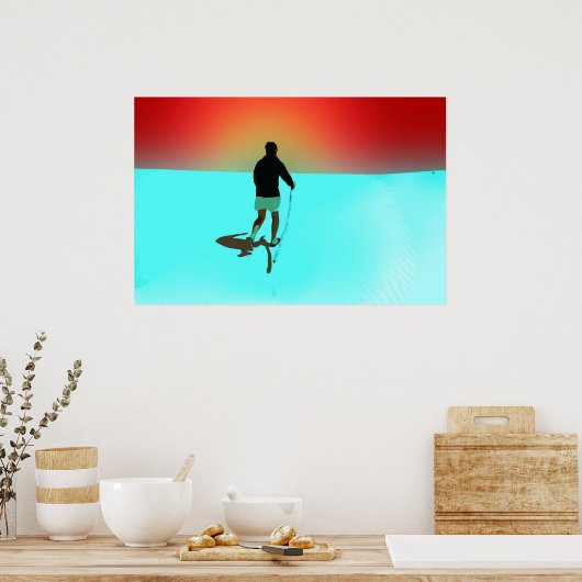 砂漠歩く ポスター (キッチン)