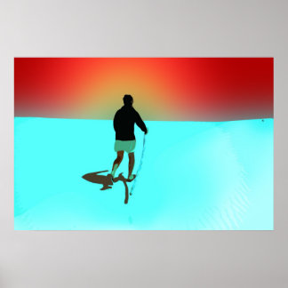 砂漠歩く ポスター