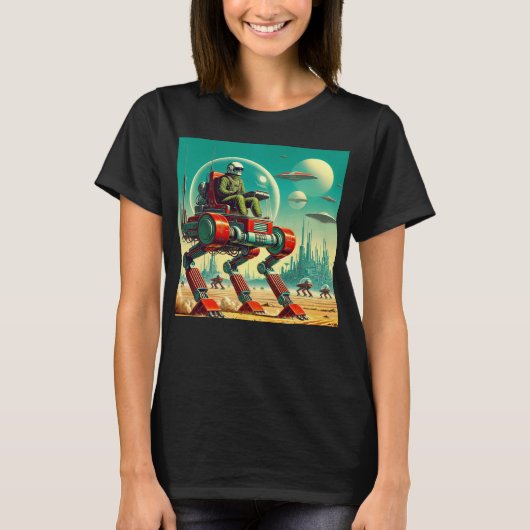 砂漠歩行者 Tシャツ (正面)