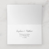 砂漠水素朴色の多肉類 プレイスカード (内部開封)