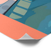 砂漠生活デザイン#1 ポスター (角)