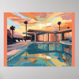 砂漠生活デザイン#1 ポスター